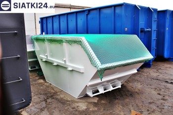 Siatki Żory - Siatka przykrywająca na kontener - zabezpieczenie przewożonych ładunków dla terenów Żor